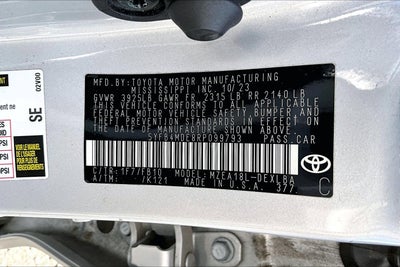 2024 Toyota Corolla LE