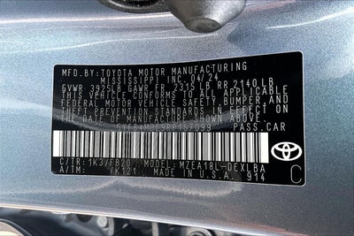 2024 Toyota Corolla LE