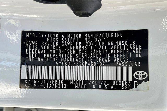 2016 Toyota Corolla Base