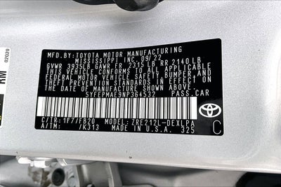 2022 Toyota Corolla LE