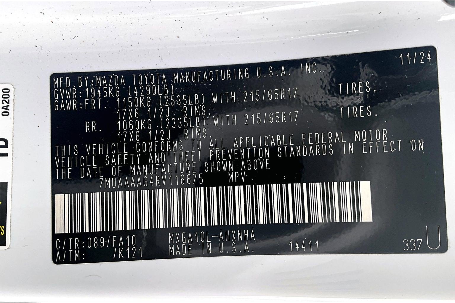 2024 Toyota Corolla Cross L