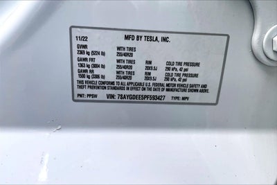 2023 Tesla Model Y Long Range