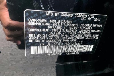 2021 Subaru Forester Limited
