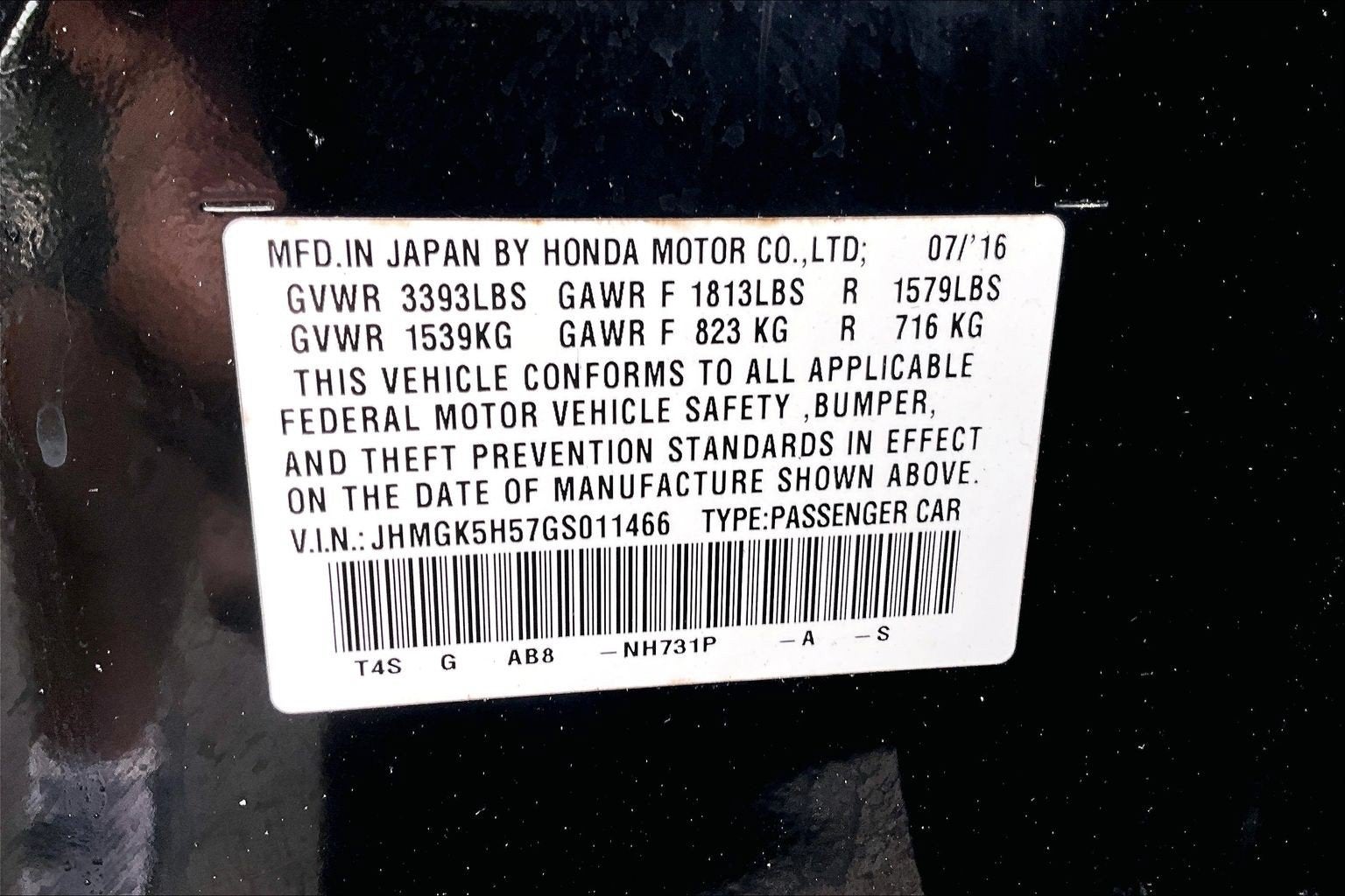 2016 Honda Fit LX