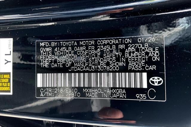 2026 Toyota Prius XLE