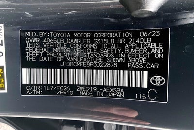 2023 Toyota Corolla Hybrid SE