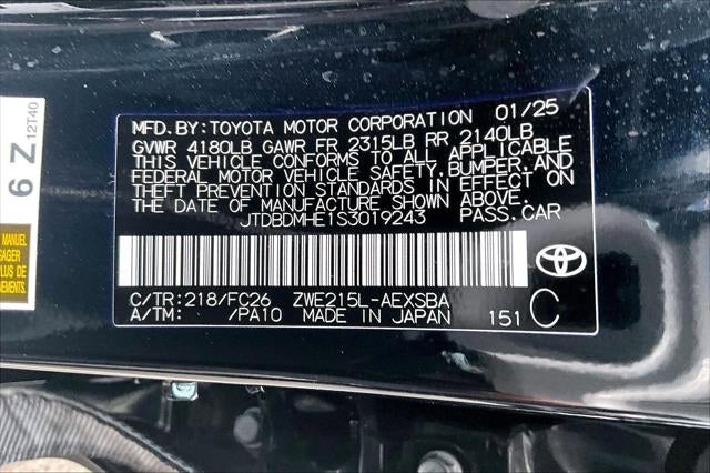 2025 Toyota Corolla Hybrid SE
