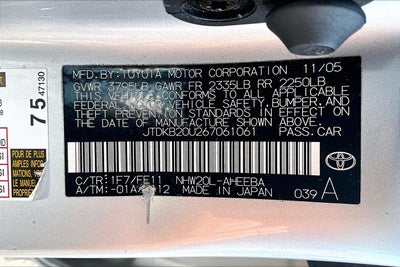 2006 Toyota Prius 5dr HB (Natl)