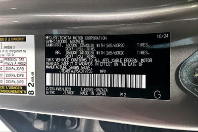 2025 Toyota Land Cruiser 4WD (Natl)