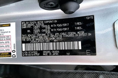 2016 Toyota 4Runner SR5