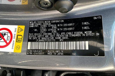 2015 Lexus NX 200t AWD 4dr