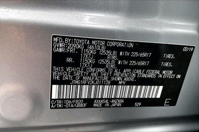 2019 Toyota RAV4 LE