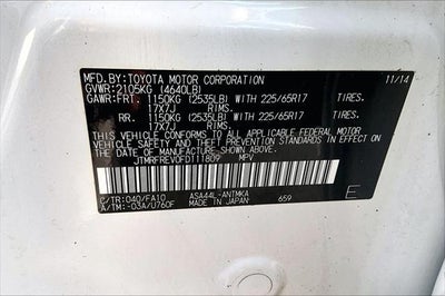 2015 Toyota RAV4 XLE