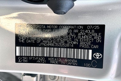 2025 Toyota Corolla Hatchback SE