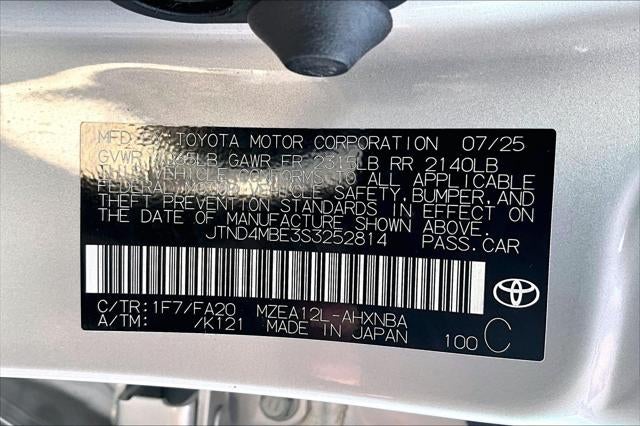 2025 Toyota Corolla Hatchback SE