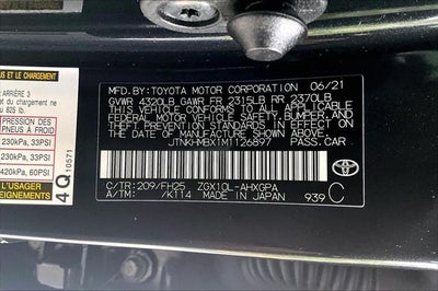 2021 Toyota C-HR Nightshade