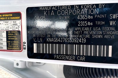 2025 Kia K5 GT-Line