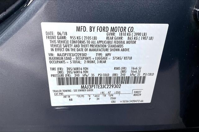 2018 Ford EcoSport SE
