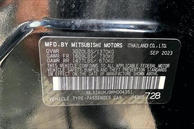 2024 Mitsubishi Mirage ES