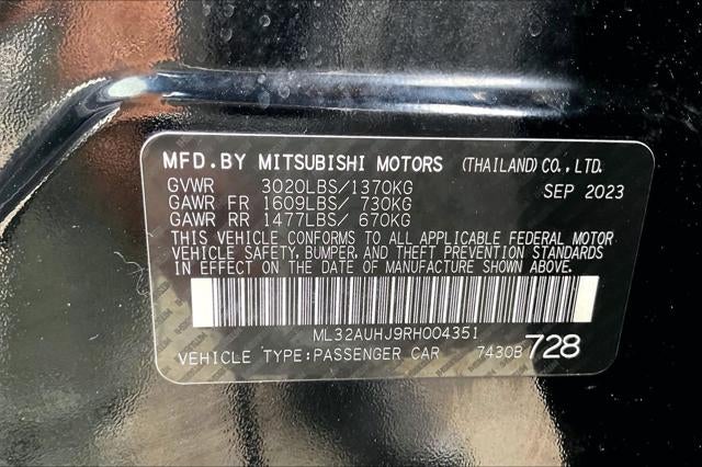 2024 Mitsubishi Mirage ES