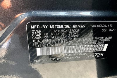 2024 Mitsubishi Mirage ES