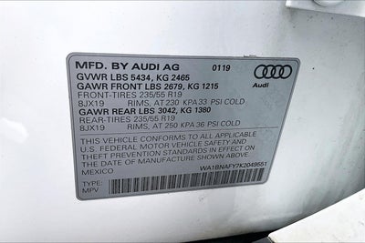 2019 Audi Q5 Premium Plus