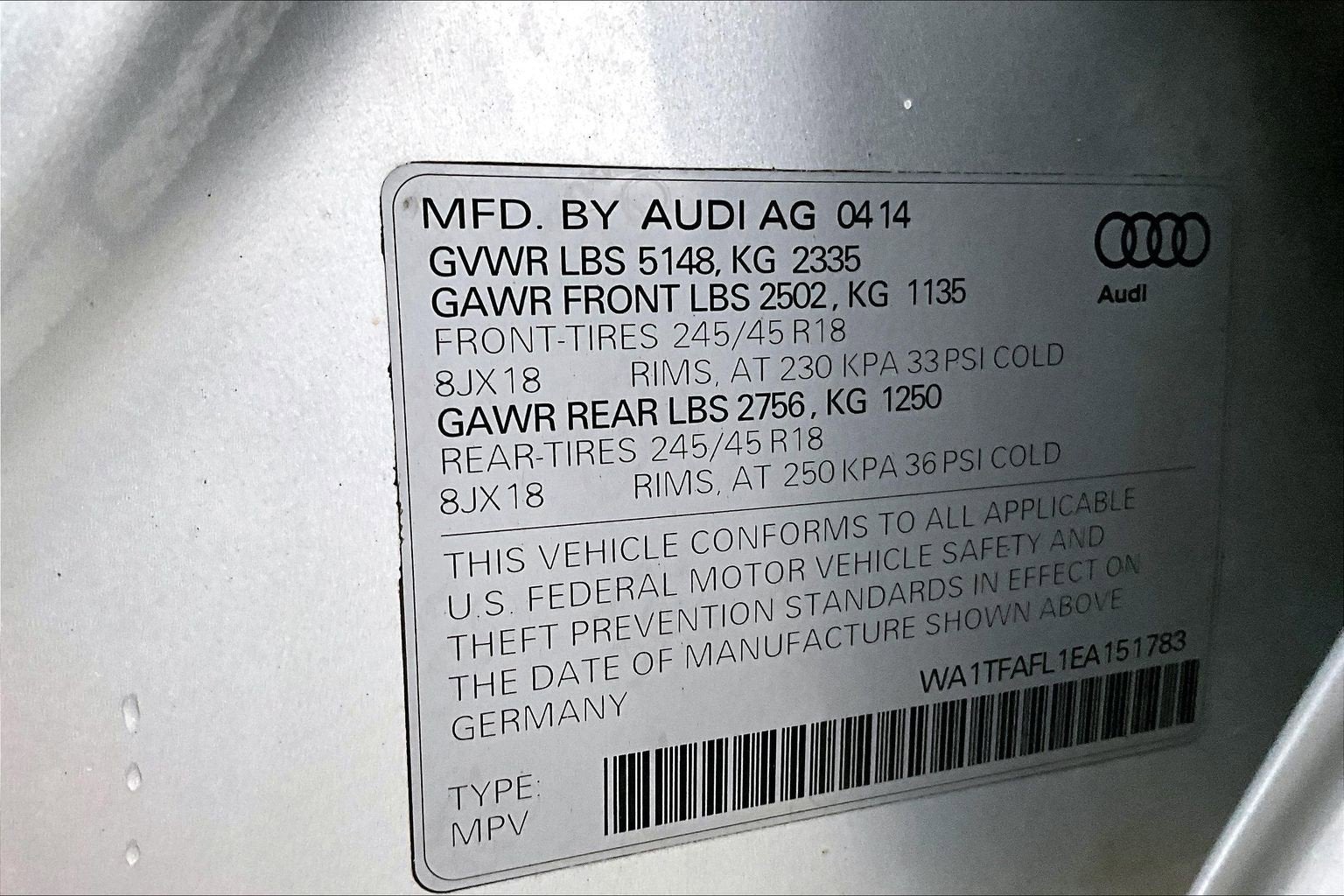 2014 Audi allroad Premium