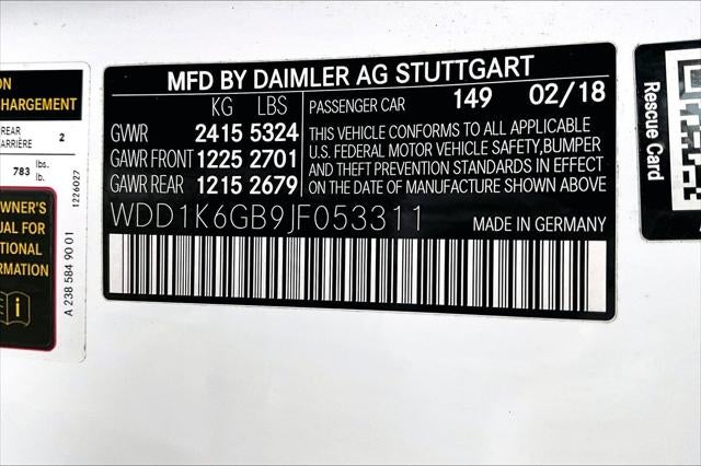 2018 Mercedes-Benz E-Class E 400