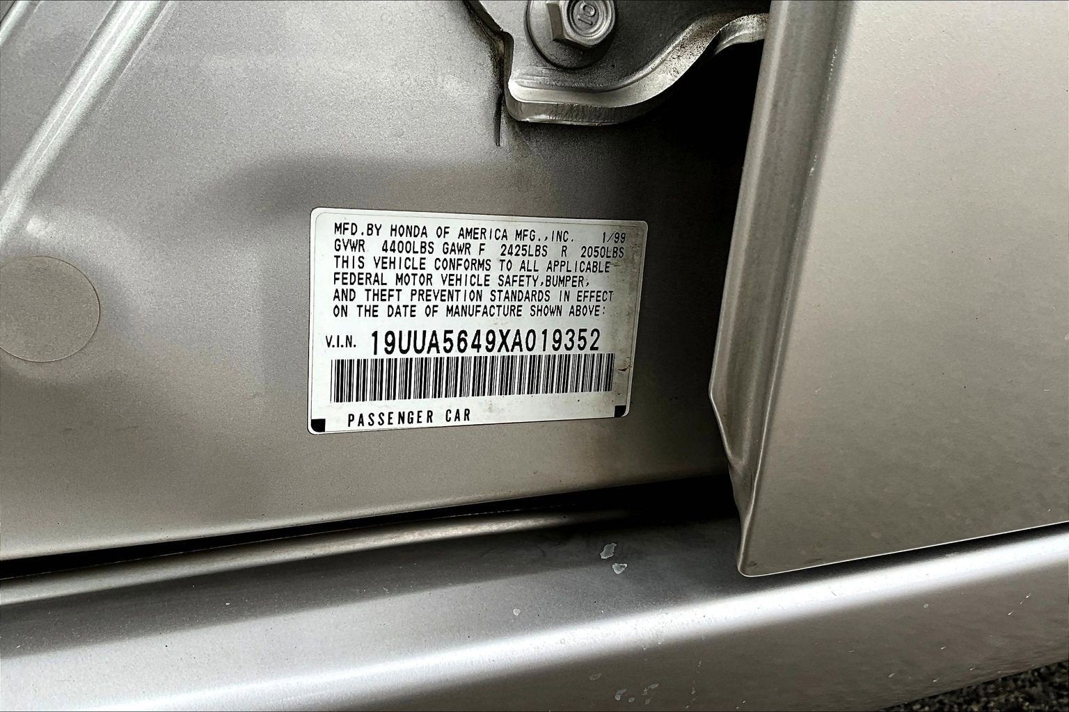 1999 Acura TL 4dr Sdn 3.2L