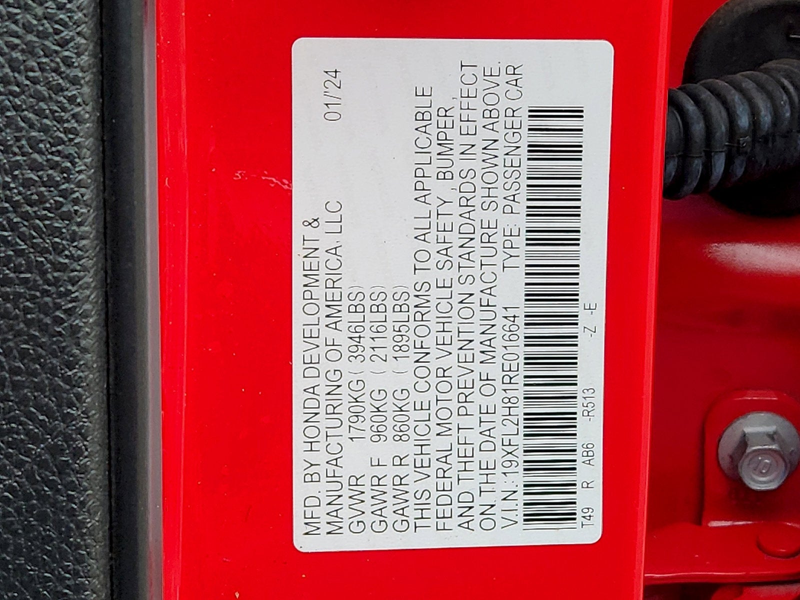 2024 Honda Civic Hatchback Sport