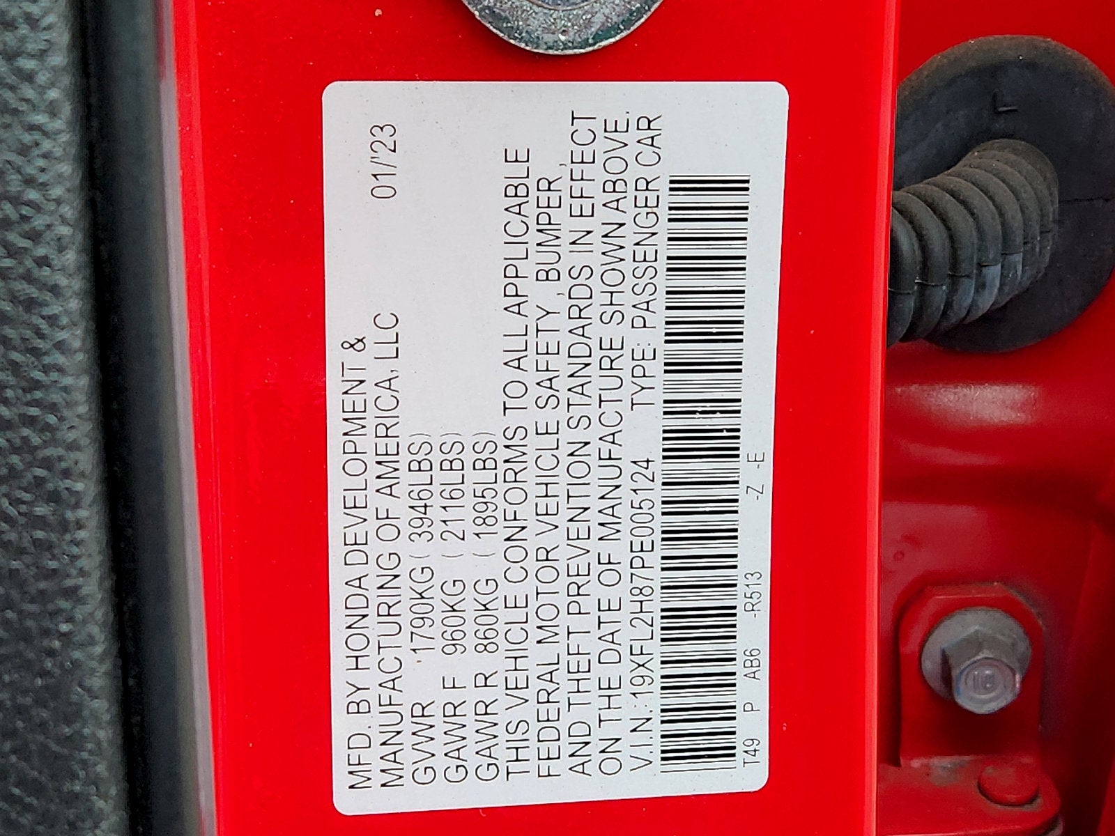 2023 Honda Civic Hatchback Sport