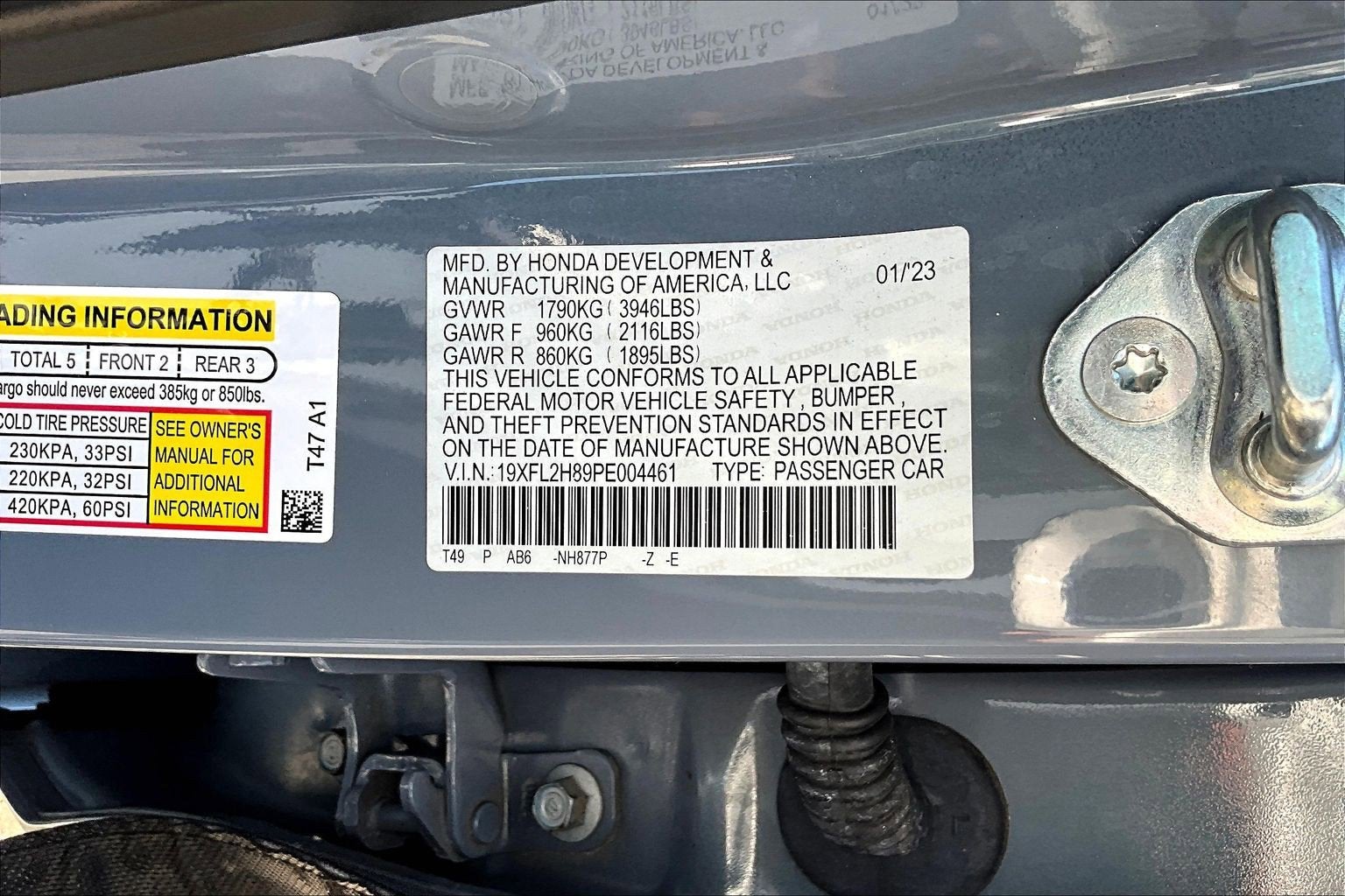 2023 Honda Civic Hatchback Sport