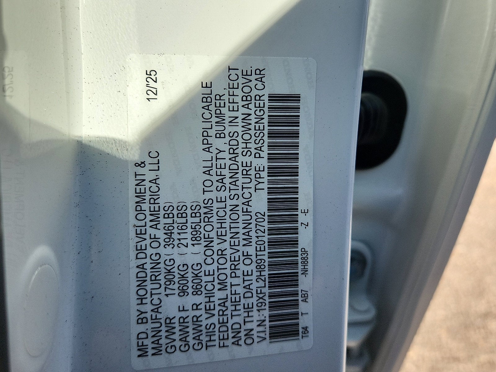 2026 Honda Civic Hatchback FWD Sport