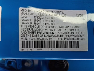 2026 Honda Civic Hatchback FWD Sport