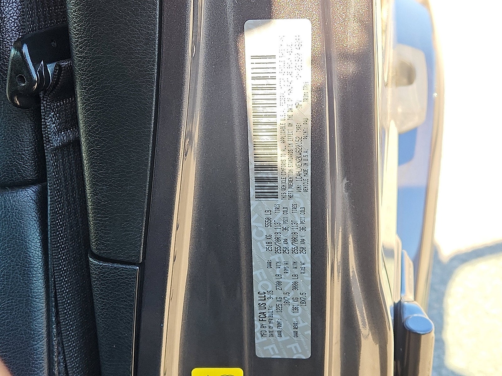 2019 Jeep Wrangler Unlimited Sahara