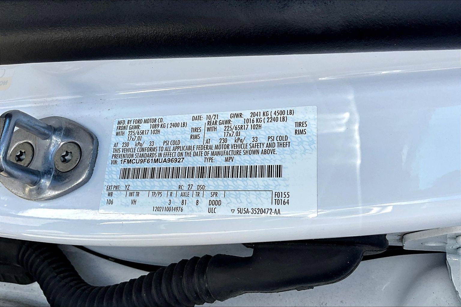 2021 Ford Escape S