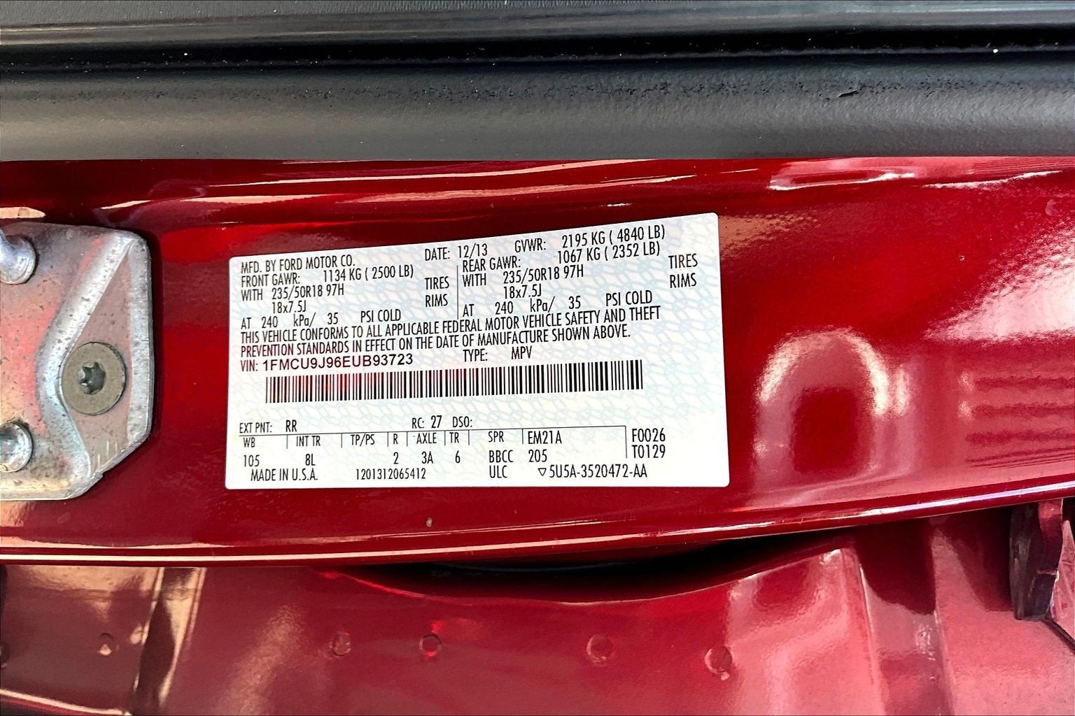 2014 Ford Escape Titanium