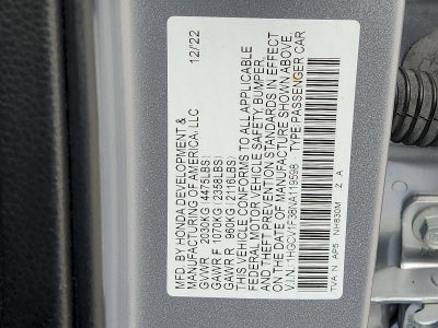 2022 Honda Accord Sedan Sport