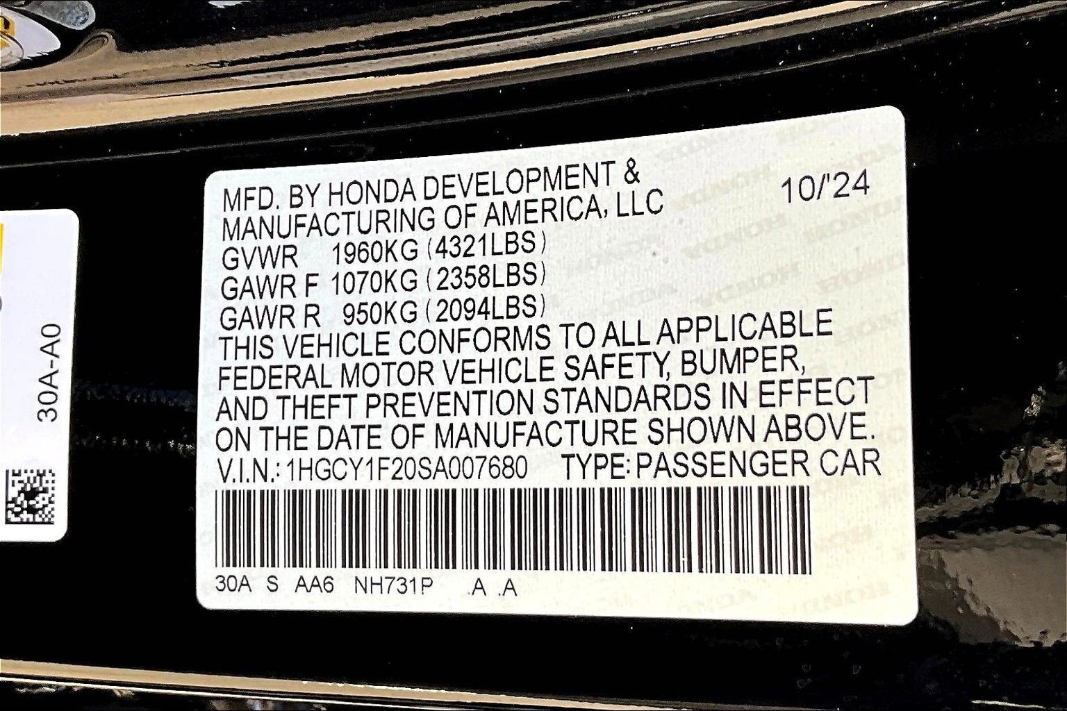 2025 Honda Accord Sedan 1.5T LX