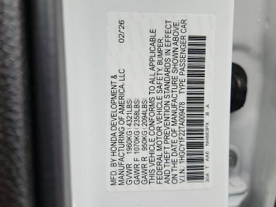 2026 Honda Accord Sedan LX