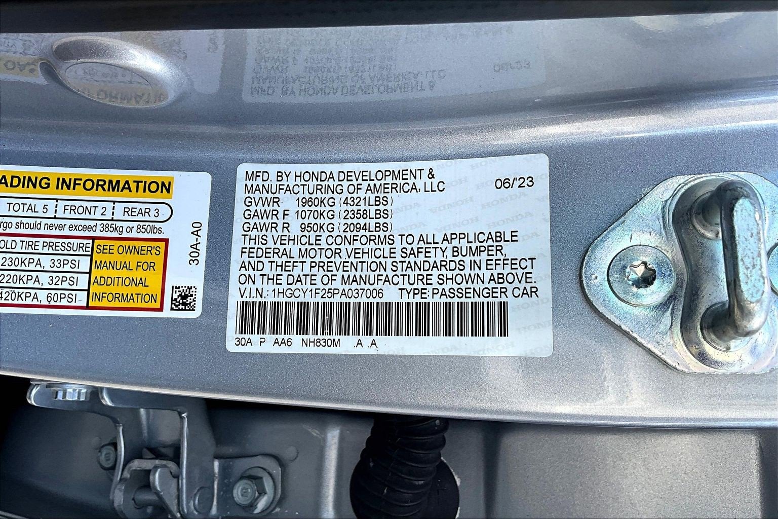 2023 Honda Accord Sedan LX