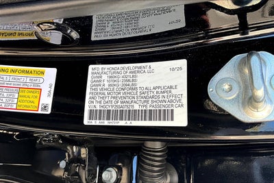 2025 Honda Accord Sedan 1.5T LX