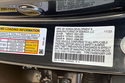 2024 Honda Accord Sedan EX