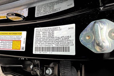 2023 Honda Accord Sedan 1.5T EX