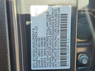 2023 Honda Accord Sedan EX