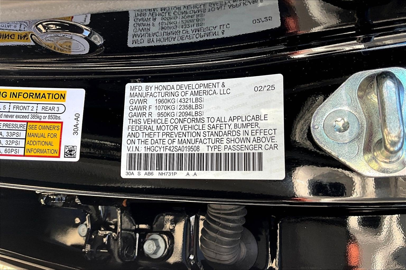 2025 Honda Accord Sedan SE