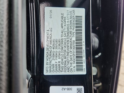 2026 Honda Accord Sedan Sport Hybrid