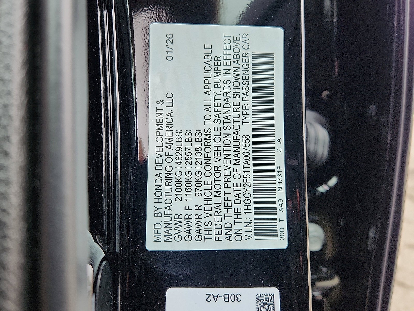 2026 Honda Accord Sedan Sport Hybrid