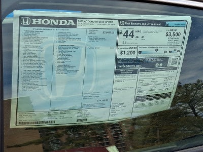 2025 Honda Accord Sedan HYBRID SPORT