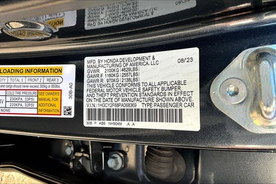 2023 Honda Accord Hybrid EX-L